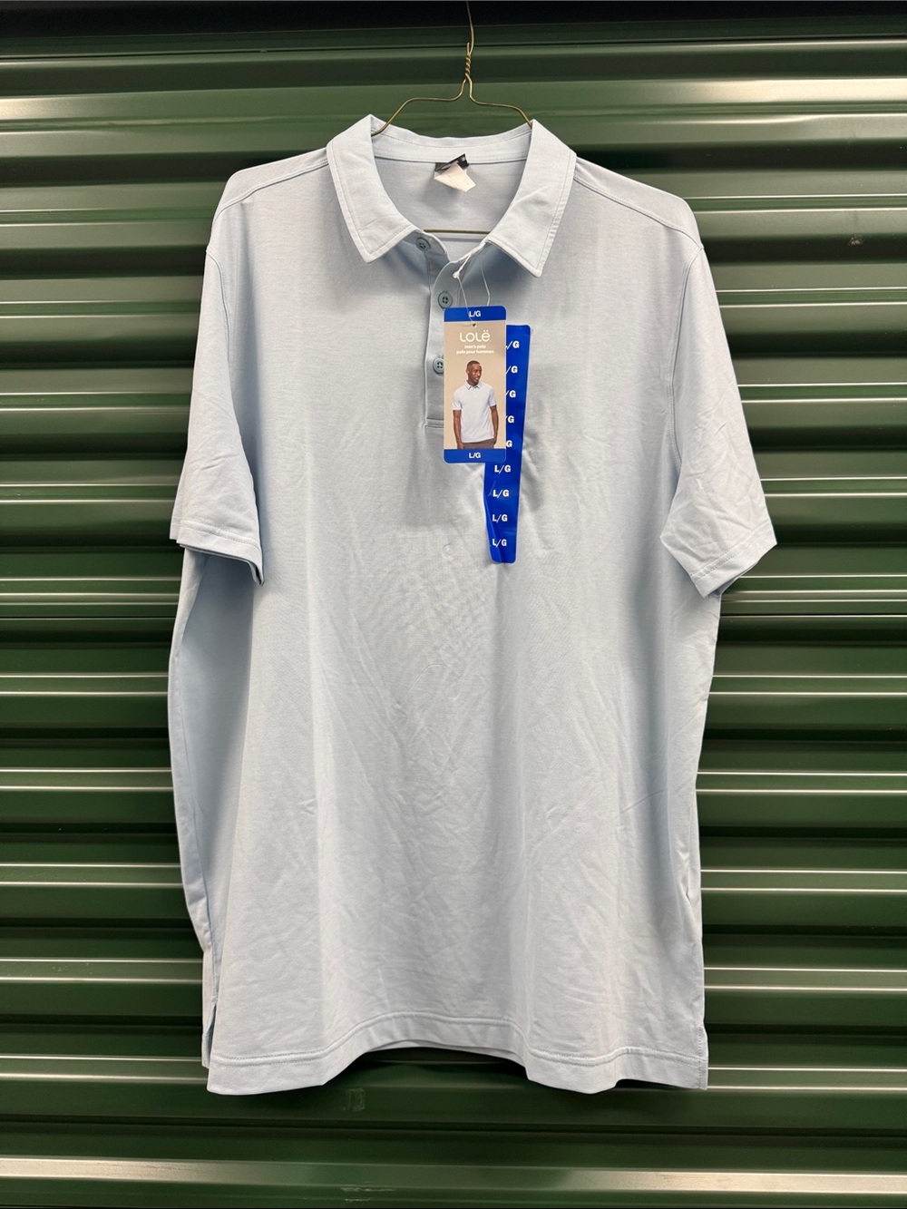 Lole Men’s Pale Blue Polo Shirt